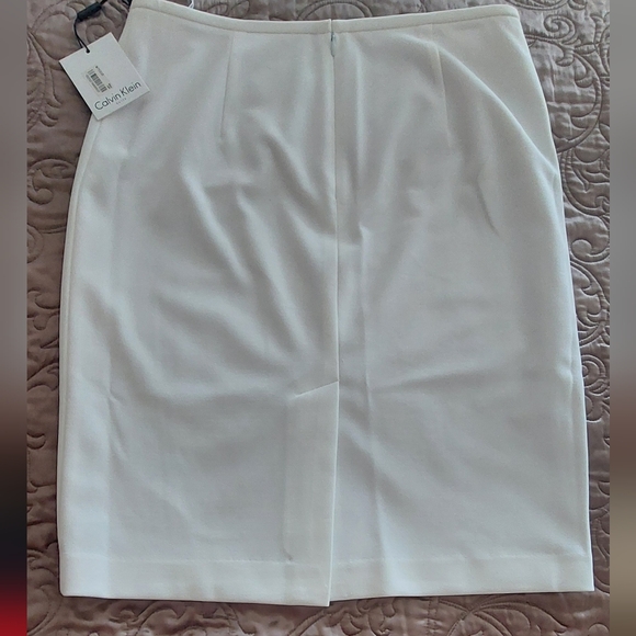 Calvin Klein White Skirt Size 10 - Picture 2 of 4